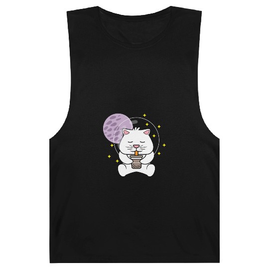 Kawaii Cat Space Pet Lover Gift Barnard Tanks