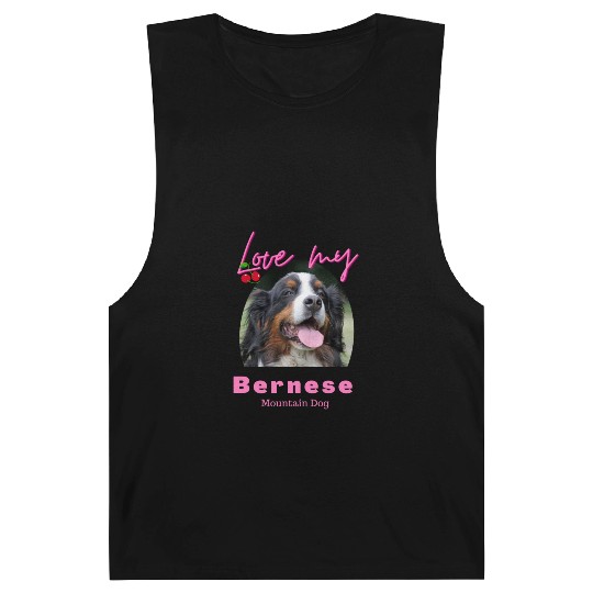 Love my Bernese Mountain Dog Girl Barnard Tanks