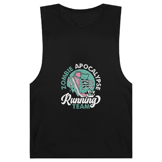 Zombie Apocalypse Running Team Halloween Barnard Tanks