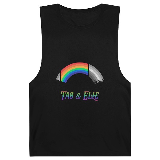 Heartstopper Rainbow LBGTQIA+ Tao and Elle Barnard Tanks