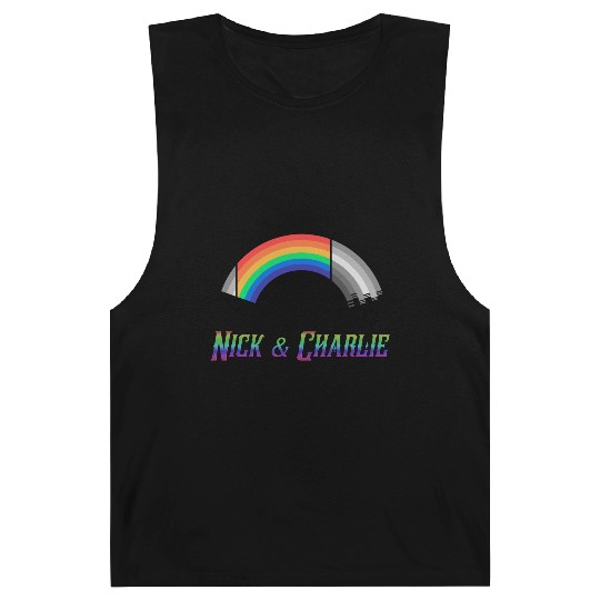 Heartstopper Rainbow LBGTQIA+ Nick and Charlie Barnard Tanks