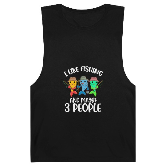 I Like Fishing Funny Fishing Gift Barnard Tanks