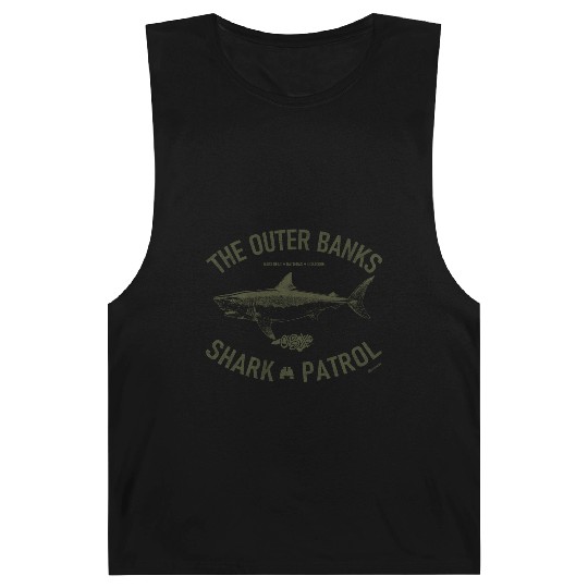 OBX Shark Patrol OBX Vintage Army Green Barnard Tanks