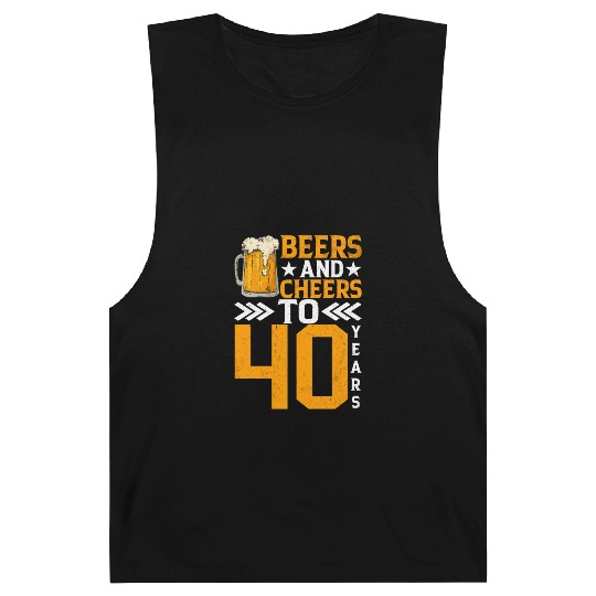 Beers and Cheers to 40 years Frothy Mug of Beer Barnard Tanks