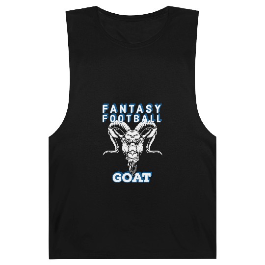 Fantasy Football GOAT Gift Idea Draft BBQ Barnard Tanks