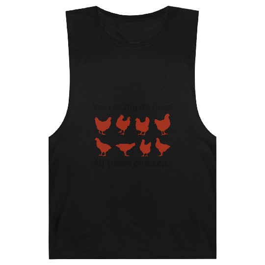 Chicken Lover Poultry Farmer Farming Farm Funny Barnard Tanks