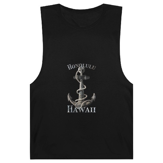 Honolulu Hawaii Nautical Anchor Sailing Barnard Tanks