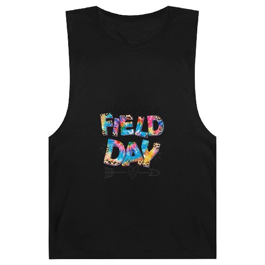 Tie dye leopard Wild About Field Day Teacher Kids Barnard Tanks