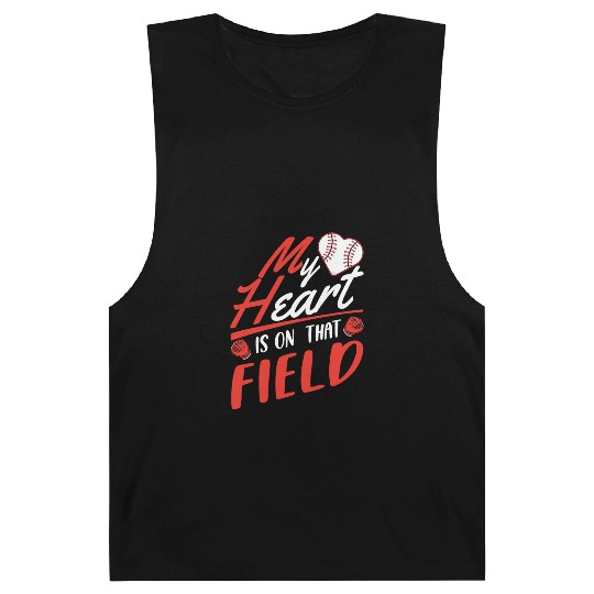 Baseball Mom Son Baseball Lover Barnard Tanks