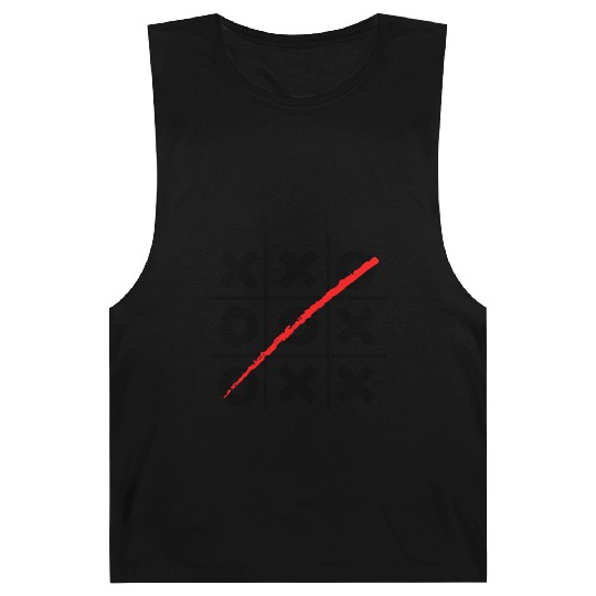 White Black Minimalist Three In A Row Barnard Tanks