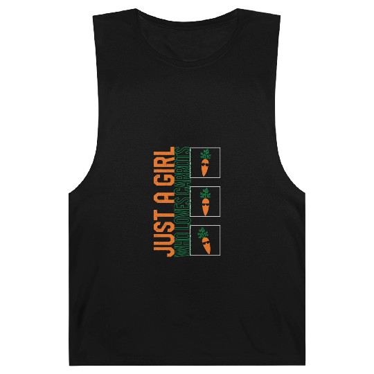 Carrot Vegetable Barnard Tanks, Just A Girl Who Loves