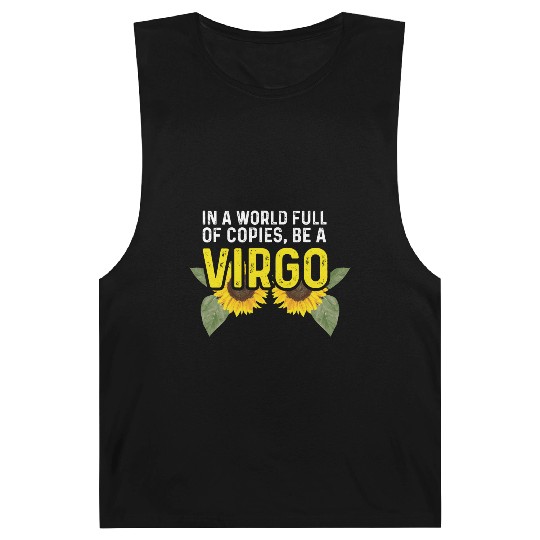 Be a Virgo Hard-Working Person Gift Barnard Tanks