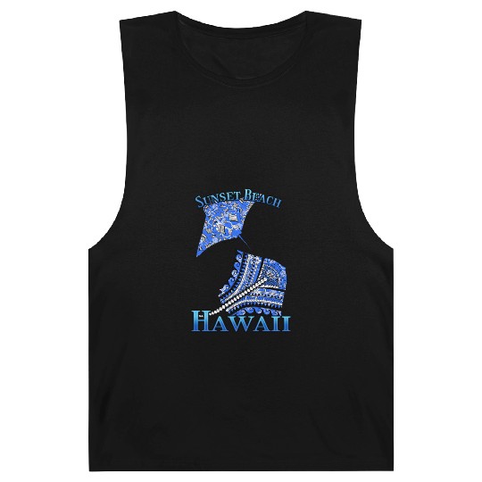 Sunset Beach Vacation Tribal Stingrays Barnard Tanks