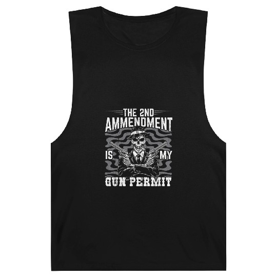 The 2nd Amendment Is My Gun Permit Gun Rights USA Barnard Tanks