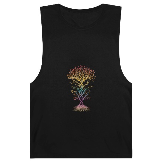 DNA Tree of Life Genetics Colorful Science Barnard Tanks