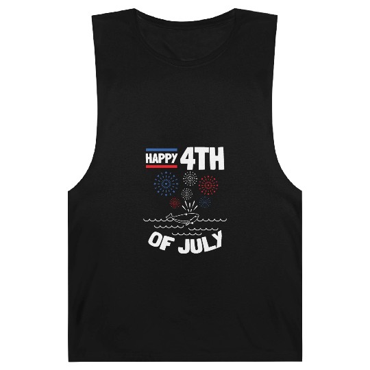 Happy 4th Of July Whale 4th Of July Baby Barnard Tanks