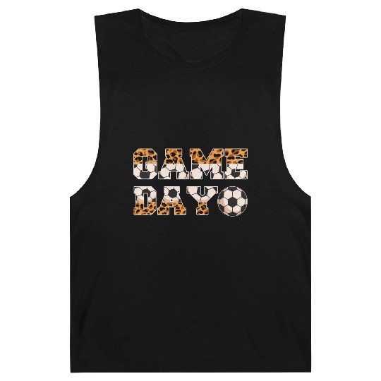 Leopard Soccer Game Day Sports Lover Barnard Tanks