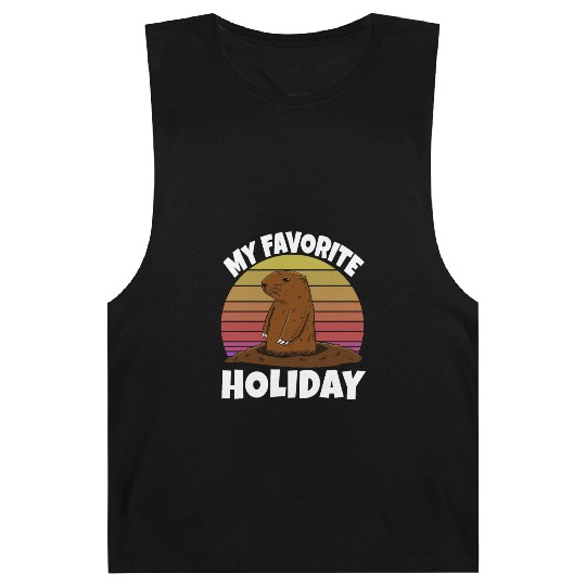My Favourite Holiday Groundhog Barnard Tanks