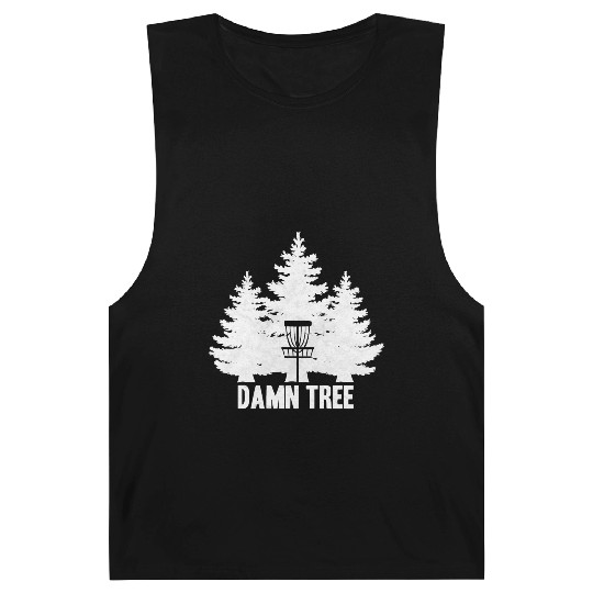 Disc Golf Stupid Tree Barnard Tanks I Men Women Gift