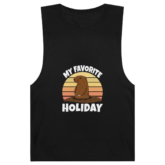 My Favourite Holiday Groundhog Barnard Tanks
