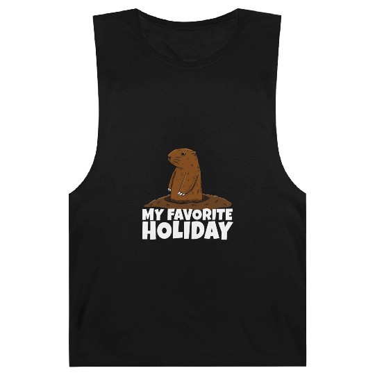 My Favourite Holiday Groundhog Barnard Tanks