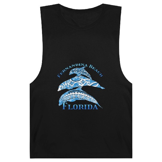 Fernandina Beach Florida Vacation Tribal Dolphins Barnard Tanks