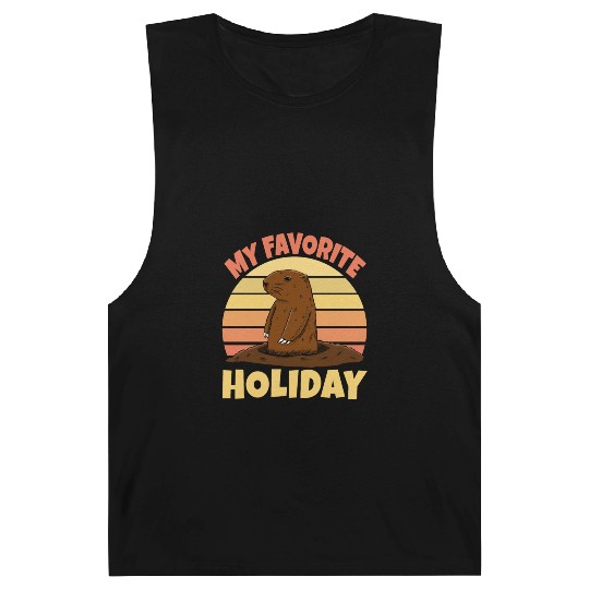 My Favourite Holiday Groundhog Barnard Tanks