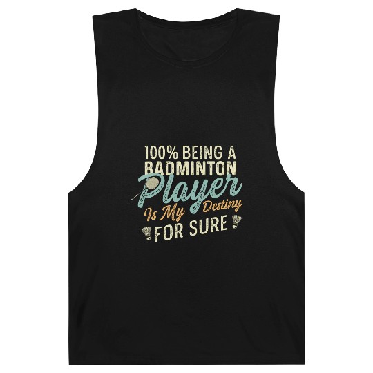 Badminton my Destiny Badminton Contestant Gift Barnard Tanks