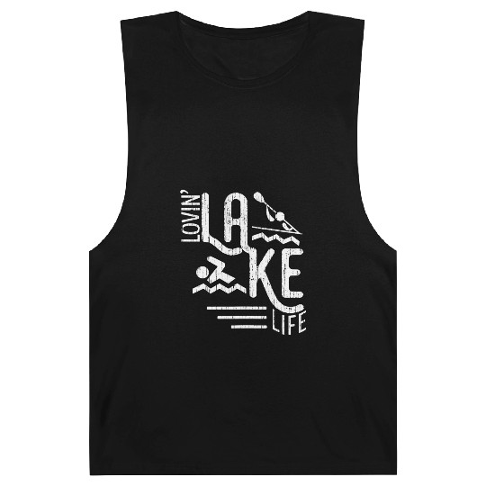Lovin Lake Life Boating Fun Summer Lake Bum Sailin Barnard Tanks