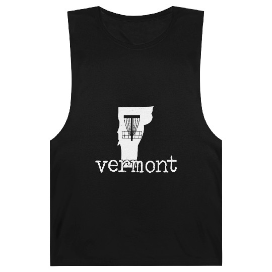 State of Vermont Disc Golf Golfer Golfing Basket Barnard Tanks