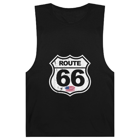 Vintage Route 66 retro style Barnard Tanks