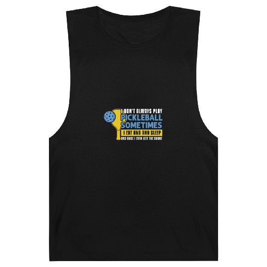 Pickleball Lovers Funny Pickleball Barnard Tanks