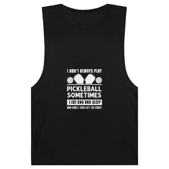 Pickleball Lovers Funny Pickleball Barnard Tanks