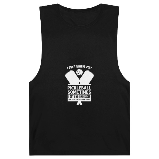 Pickleball Lovers Funny Pickleball Barnard Tanks