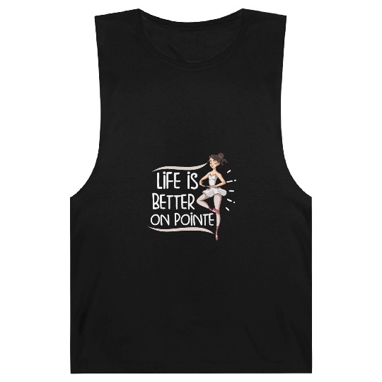 Ballet Ballerina Dance Dancer Dancing Ballet Gift Barnard Tanks
