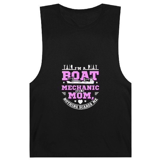 Boat mechanic and mother mom Barnard Tanks