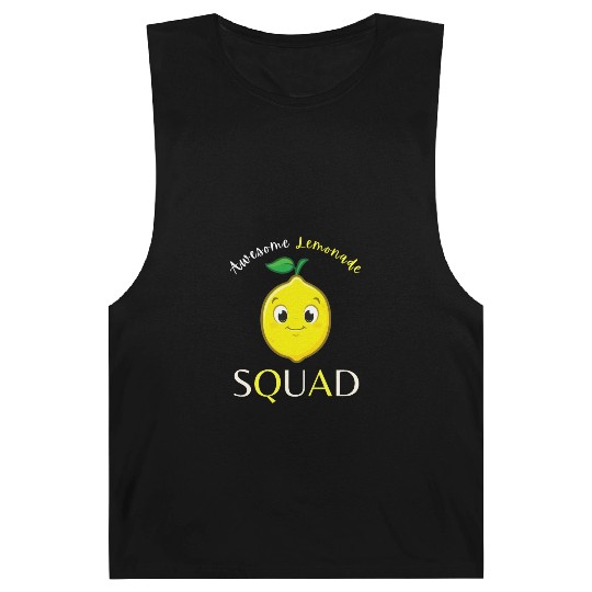 Awesome Lemonade Squad Lemon Lovers For Summer Barnard Tanks