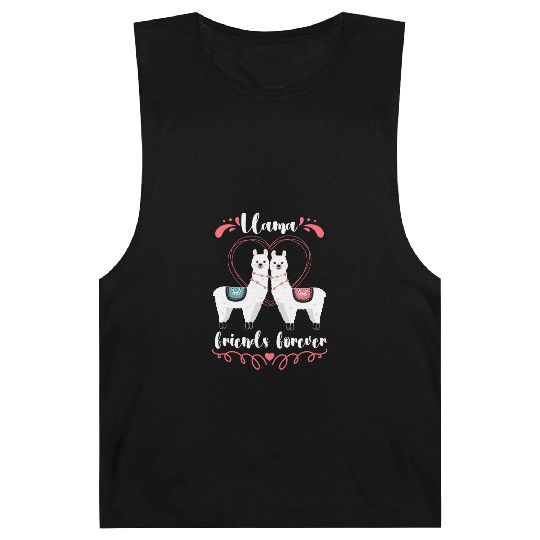Llama Friends Girls Llamas Lover Barnard Tanks