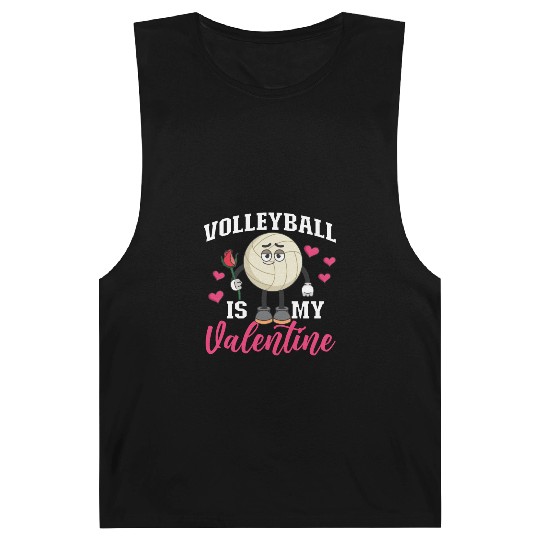 Volleyball Player Team Valentines Barnard Tanks