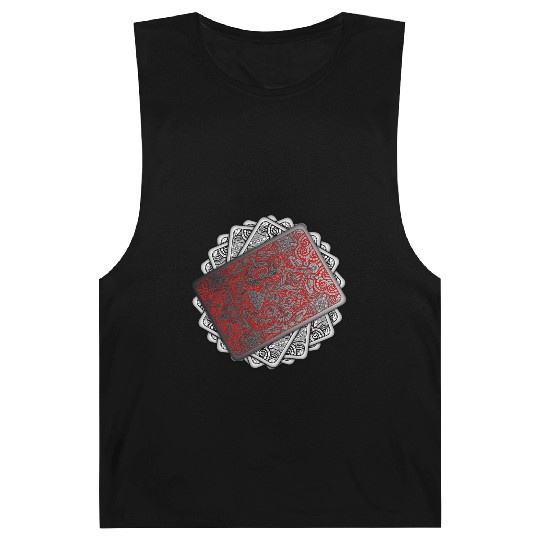 Red Playing Card Deck Barnard Tanks