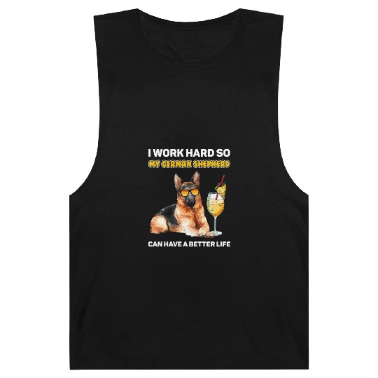 Funny German Shepherd Dog German Shepherd Lover Barnard Tanks