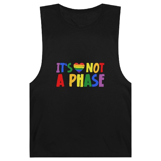 LGBTQIA+ Rainbow Flag Gay Pride It's Not A Phase Barnard Tanks