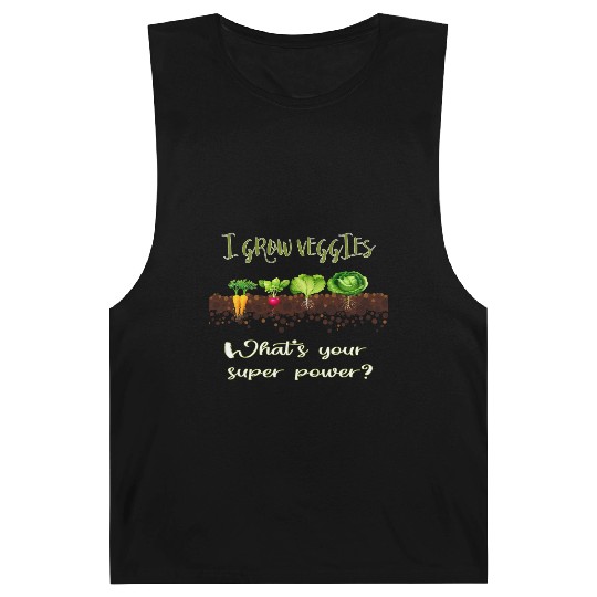 Vegetable Gardener Gardening Pun Grow Veggies Barnard Tanks