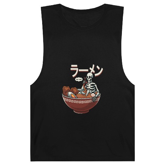 skeleton relaxing bowl ramen Barnard Tanks