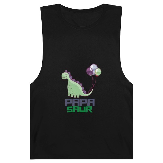 PAPA SAUR, Father's Day Barnard Tanks