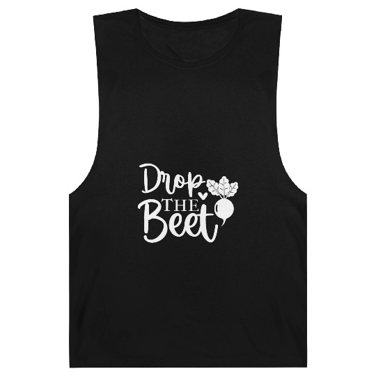 Drop The Beet Funny Food Design Barnard Tanks
