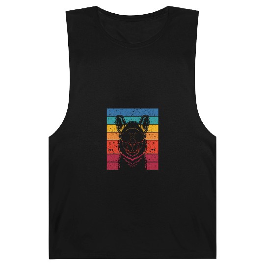 Retro Llama Alpaca Lover Birthday Llamas Barnard Tanks