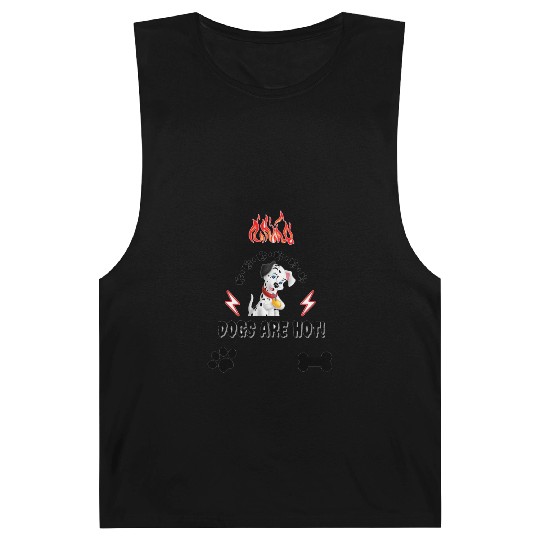Cute dog lovers , dogs are hot ! Barnard Tanks