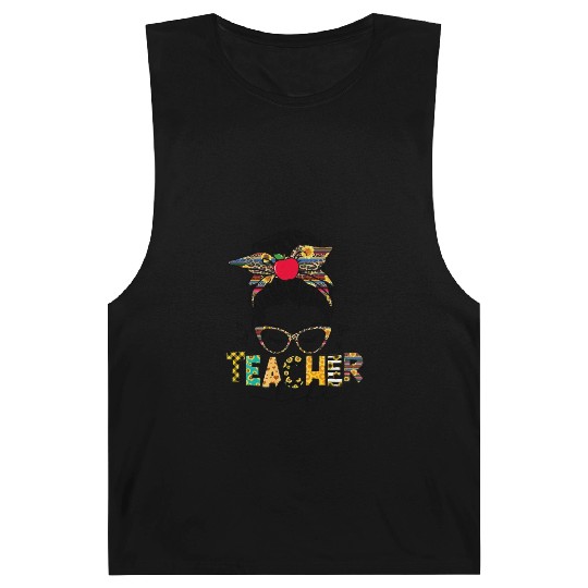 Teacher Life Messy Bun Teacher s Day First Day Of Barnard Tanks
