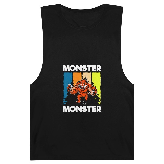 Monster Colorful Big Sister Barnard Tanks
